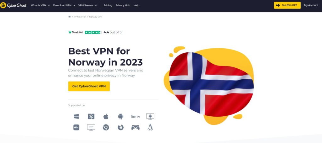 CyberGhost VPN Norway