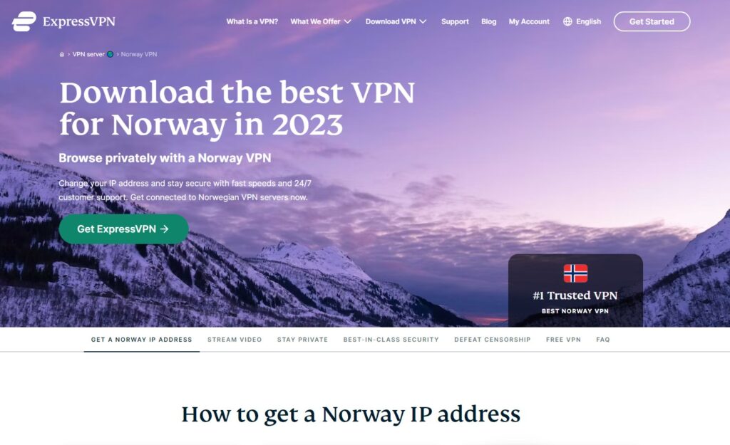 ExpressVPN Norway vpn