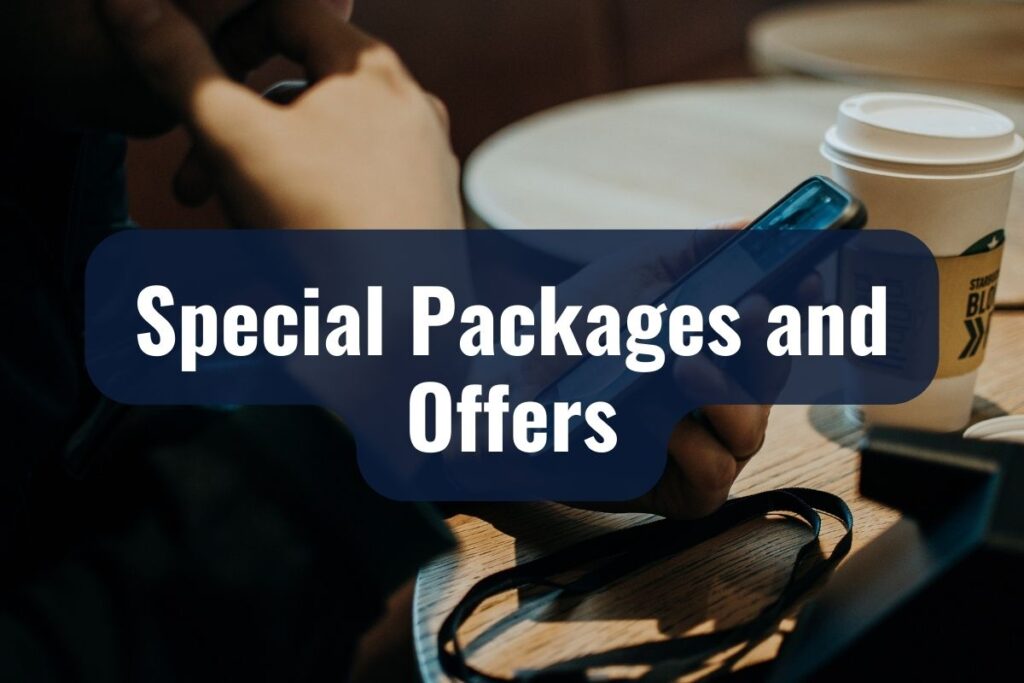 Special Packages and Offers